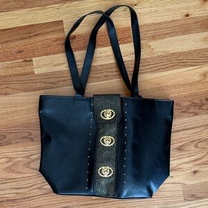 Elegant Black Tote Bag